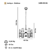 LUCEA 1420-52-04 KANSAS Q45 LK ESKTME AVZE 4XE14