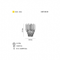 LUCEA 1467-80-39 NARBONNE 3 L ALTIN APLK 3XE14