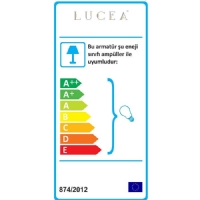 LUCEA 1552-51-01 LAMPON Q18 KROM TEKLI AVIZE 1XE27