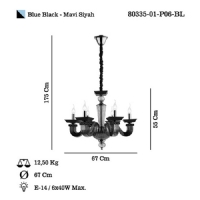 LUCEA 80335-01-P06-BL FUSETA 6 LI AVIZE E14X6