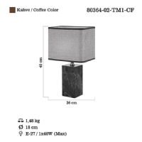 LUCEA 80364-02-TM1-CF NERLO ORTA MASA LAMBASI 1XE27