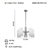 LUCEA 80407-02-P05-CO ESPEN 5 LI ESKITME AVIZE 5XE27