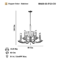 LUCEA 80408-03-P12-CO MONTESSO 12 LI ESKITME AVIZE 12XE14