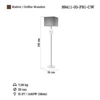 LUCEA 80411-03-F01-CW ROLCA ESKITME LAMBADER 1XE27