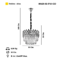 LUCEA 80426-02-P10-GD MOLINELLA 50 LIK ALTIN AVIZE 10XE14