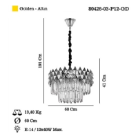 LUCEA 80426-03-P12-GD MOLINELLA 60 LIK ALTIN AVIZE 12XE14