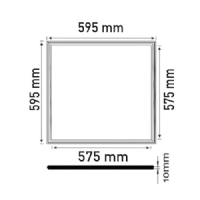 Jupiter 48W 60x60 Sva Alt Slim Backlight Clip-in Panel JK6061 S