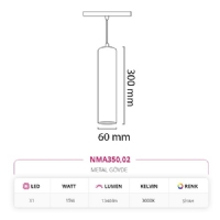 Nevo 48V Tekli Magnet Sarkt Siyah NMA350