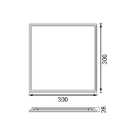 Jupiter 18W 30x30 Sva Alt Slim Backlight Clip-in Panel JK3031 S