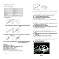 JUPITER LE211 220 V /D Mekan erit LED (KIRMIZI)