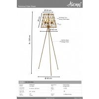 AVONNI LM-1904-3BSA Eskitme Boyal Lambader