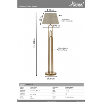 AVONNI LM-9134-1E Eskitme Kaplama Lambader