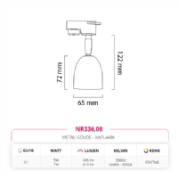 Nevo Dekoratif Ray Spot Eskitme NR336