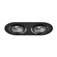 Nevo Sva Alt kili Led Spot Siyah ND295-2